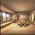 Hotel Obokekyo Mannaka in Miyoshi, tatami-style suite with mountain-view window and low seating
