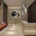 The Bauhinia Hotel - Central lobby in Hong Kong with reception desk and orange bench seating