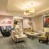 Aloft Panama lobby lounge in Panama City with seating, coffee tables and modern lighting