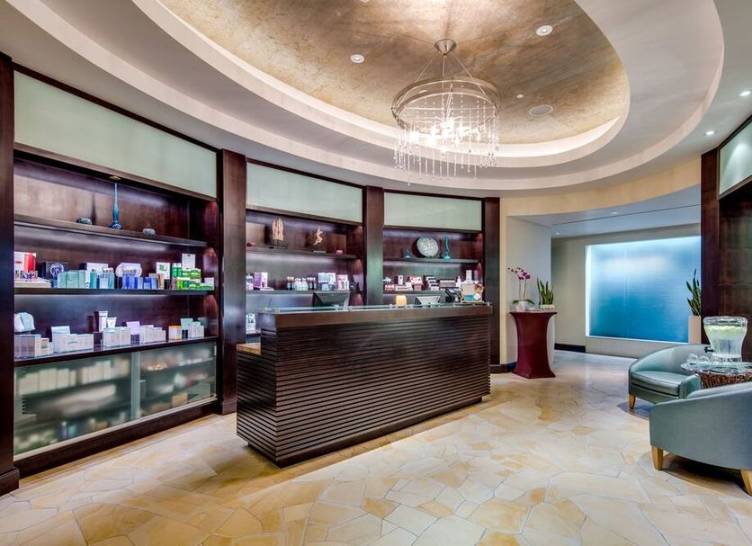 Ameristar Casino Black Hawk lobby with front desk, chandelier, and seating in Black Hawk