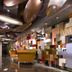 In One City Inn in Taichung City lobby with abstract metallic ceiling art and colorful geometric wall decor