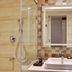 Ramada Encore by Wyndham Bangalore Domlur bathroom with vanity, mirror, shower, and phone in Bengaluru