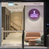 Haberfield Hotel Sydney entrance with glass doors, lobby seating and illuminated sign