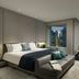 The Murray, Hong Kong, a Niccolo Hotel room with city skyline views and a window seat