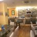 Anastazia Luxury Suites & Spa in Diónysos, dining room with stone wall, buffet table, and seating