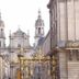 Hotel Les Portes D'Or in Nancy with a view of ornate gold gates and a historic church facade