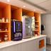 Première Classe Châlons-en-Champagne breakfast area with coffee machine and beverage fridge in Saint-Martin-sur-le-Pré