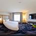 Fairfield by Marriott Inn & Suites Milwaukee Brookfield guest room with two beds, window, desk and TV
