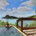 Aqua Oceanfront Hotel Resort in El Gigante with ocean-view infinity pool overlooking the bay