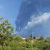 B&B Boutique di Charme Etna-Relax-Natura in Zafferana Etnea with Etna smoking above green hills