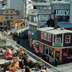Loft - Hi Eco Hostel in Reykjavik with city street views and rooftop seating