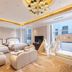 Grand Metropark Guofeng Hotel Tangshan family room with twin beds, sofa seating and bunk bed