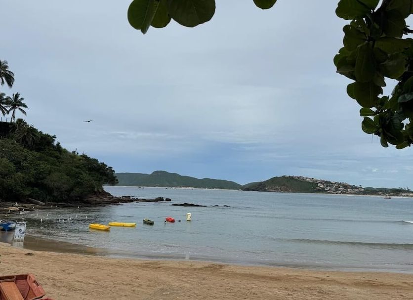 Pousada Sereia de Geriba in Búzios with beachfront bay view, sandy shore, and calm water