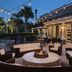 Residence Inn by Marriott Tampa Suncoast Parkway at NorthPointe Village outdoor patio with fire pit and seating in Lutz