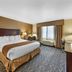 Best Western PLUS Truckee-Tahoe Hotel guest room with king bed, desk, window and TV in Truckee