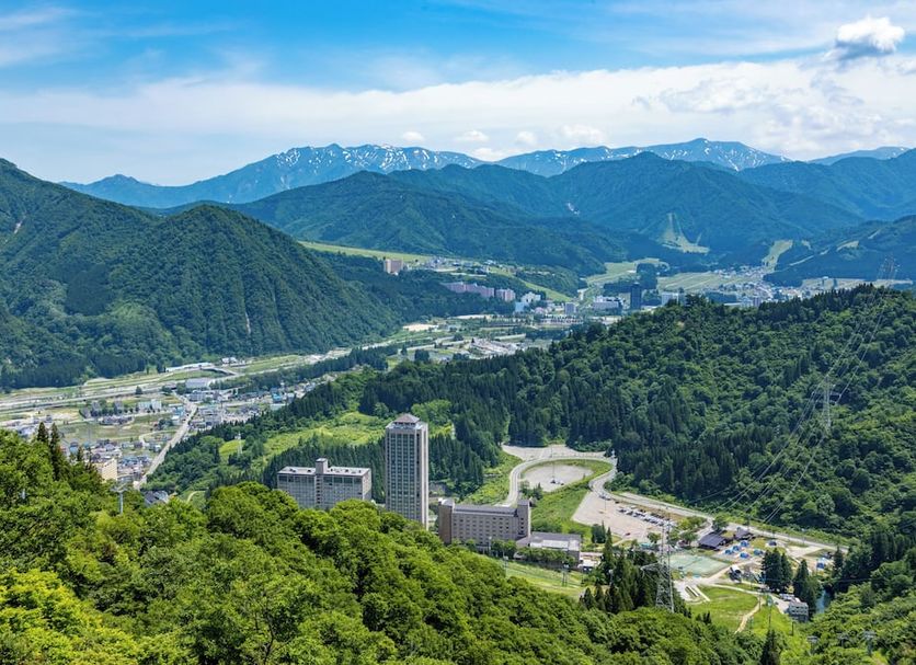 Naspa New Otani in Yuzawa with panoramic mountain and valley views