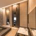 Voga Motel Taichung City private indoor spa bath room with soaking tub and TV