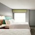 Hampton Inn & Suites Ft. Lauderdale Airport/South Cruise Port room in Hollywood with two beds and TV
