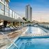 Rhapsody Resort Surfers Paradise rooftop pool and spa with skyline views