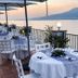 La Panoramica Hotel in Castellammare di Stabia with seaside terrace dining and Mount Vesuvius view