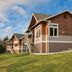 Worldmark Deer Harbor hillside cottages with exterior stairs and grassy lawn in Deer Harbor
