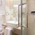 Kapuzinerhof in Biberach an der Riß bathroom with walk-in shower, sink and toilet