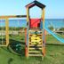 Th Costa Rei - Free Beach Resort in Costa Rei, children's playground with slide overlooking the sea