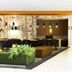 Novotel Rotterdam-Schiedam in Schiedam lobby lounge with colorful seating and hanging pendant lights