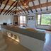 Casa de Campo Hotel & Spa in Villa de Leyva: spa room with jetted tub, sauna, and wood-beamed ceiling