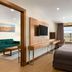Ramada by Wyndham Bursa Cekirge Thermal & Spa guest room with king bed, desk and balcony view in Bursa