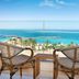 Hilton Hurghada Plaza in Hurghada balcony with chairs overlooking the sea and beach