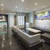 Jr-East Hotel Mets Nagaoka lobby lounge with seating and reception desk in Nagaoka