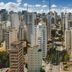 Pestana São Paulo city view over São Paulo skyline and tree-lined avenue