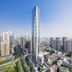 Minyoun Chengdu Dongda Hotel in Chengdu, modern high-rise tower overlooking the city skyline