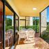 Vacation Village at Bonaventure, Fort Lauderdale balcony with chairs and garden view in Weston