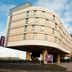 Premier Inn Belfast Titanic Quarter exterior with curved modern facade and entrance in Belfast