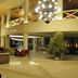 Gazelle Resort & Spa in Karacasu lobby with lounge seating, mezzanine and Christmas tree