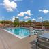 Best Western Plus Duncanville Dallas rooftop pool with lounge chairs and patio seating in Duncanville