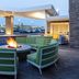Fairfield Inn & Suites by Marriott Rapid City patio with fire pit and curved green seating