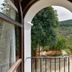 Agroturismo Ca Sa Vilda Marge in Sant Joan de Labritja, balcony view of lush hills and a garden