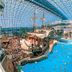 Hotel Midori Iwaki Ueda in Iwaki indoor water park with large pool, slides and pirate ship play area
