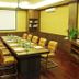 Gending Kedis Luxury Villas & Spa Estate meeting room in South Kuta with conference table and projector screen