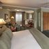 Brisas Del Mar Inn at the Beach in Santa Barbara guest room with seating area and TV