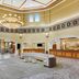 Sheraton Vistana Villages Resort Villas, I-Drive/Orlando lobby with chandelier, arched windows and seating