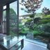 Meitei no Yado Hotel Koushien in Fuefuki with garden pond view from a room window