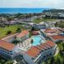 Niriides Beach in Kolympia with a large outdoor pool and sea views