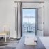 Irene Hotel - Beachfront in Parikia, room with open doors to seaside terrace and sea view