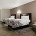 Red Roof Inn Hartford - New Britain room with two beds and window air conditioner