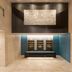 Four Points by Sheraton Seoul Guro lobby with high ceilings, modern seating, and blue accent wall in Seoul