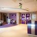 Premier Inn Edinburgh Airport lobby with seating and reception desks in Edinburgh
